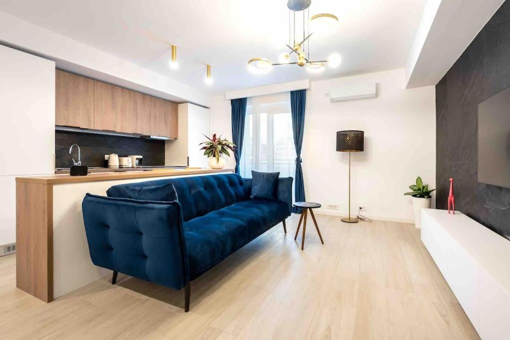 Blue Velvet Apartment Bucureşti Ngoại thất bức ảnh